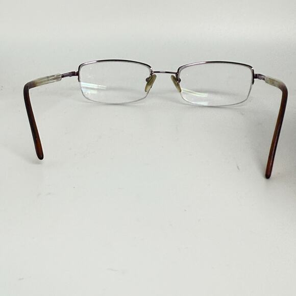 Moschino Eyeglasses Frame Purple Half Rim Metal‎ H17895 main image 7